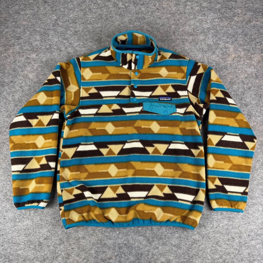 Patagonia Synchilla Lightweight Snap-T Pullover Guatemala Tango 25455 Womens S - Picture 11 of 15